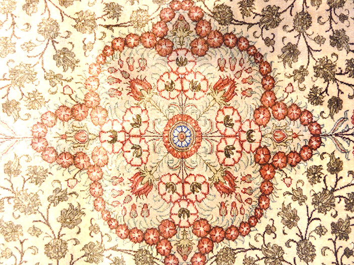 Silk Qum rug | Rugs and More | Santa Barbara Design Center