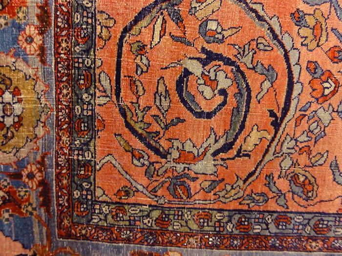 Antique Persian Bijar Mostufi Design | Santa Barbara Design Center | Rugs and More