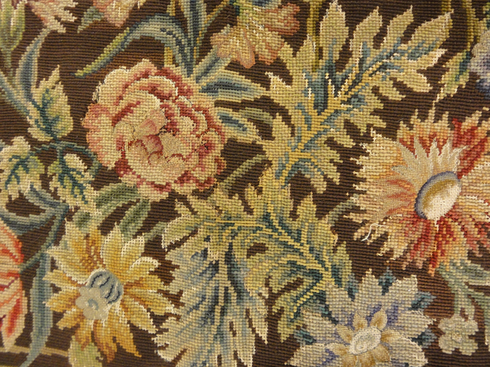 Needlepoint Chair Covering | Rugs & More| Santa Barbara Design Center 3310
