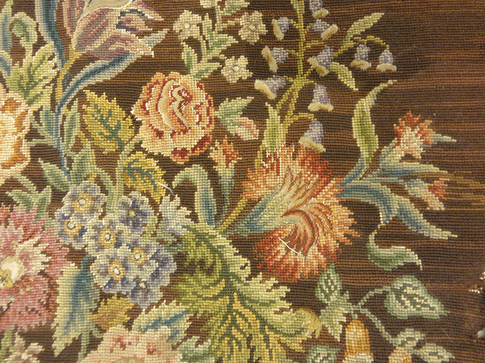 Needlepoint Chair Covering | Rugs & More| Santa Barbara Design Center 33116
