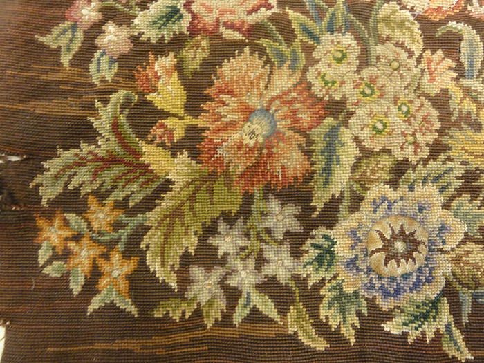 Needlepoint Chair Covering | Rugs & More| Santa Barbara Design Center