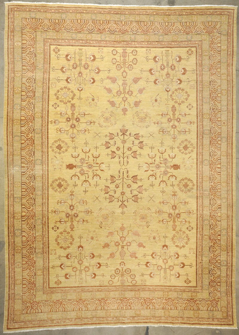 Vintage Khotan Yellow| Santa Barbara Design Center | Rugs & More | Oriental Carpets 33235