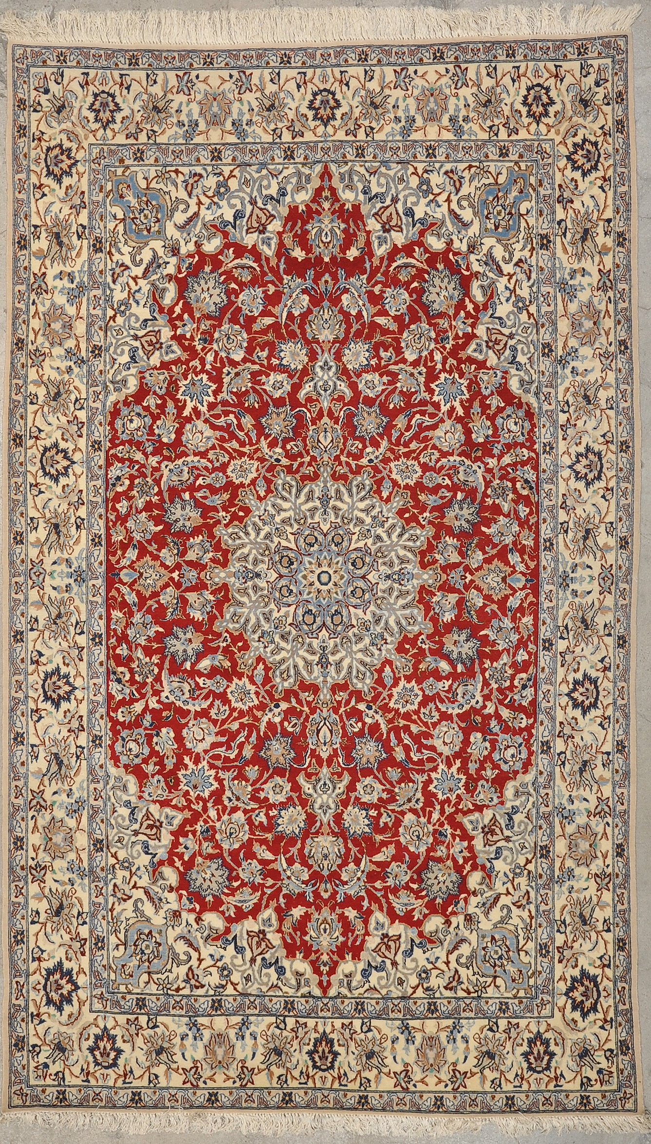 Vintage Persian Nain rugs and more oriental carpet 33443-1