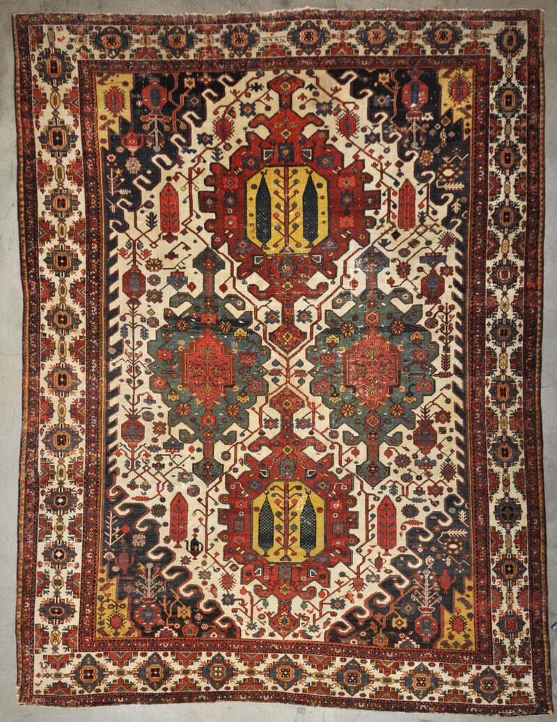 Antique Baktiari rugs and more oriental carpet 34012-