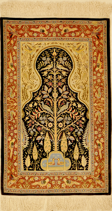 Vintage Silk Hereke rugs and more -