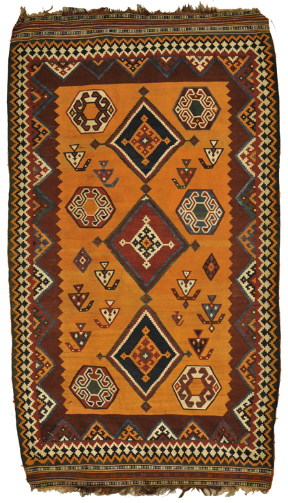 Antique Qashqai Kelim rugs and more oriental carpet -