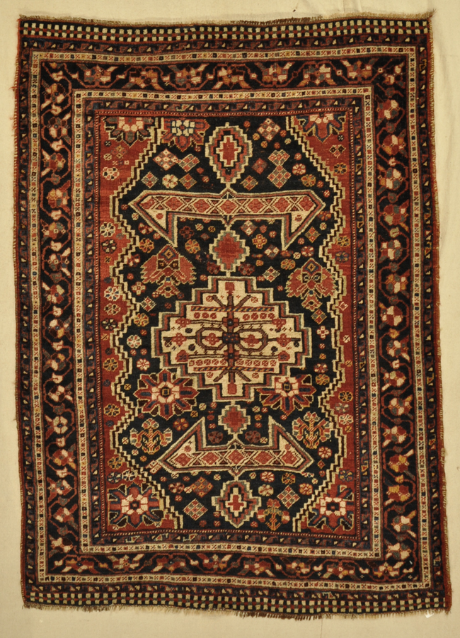 Antique Qashqai rug